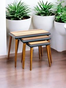 Beautiful Handmade Wooden Side Table With Classic <b>Rustic</b> Finish Perfect For Bedroom <b>Living</b> <b>Room</b> And Entryway Use - Product Image 3