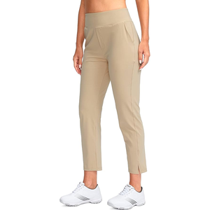 Los últimos pantalones de lona de Invierno para mujer, pantalones de golf de alta calidad, pantalones informales con cordón en la cintura, venta al por mayor a un precio barato - Product Image 2