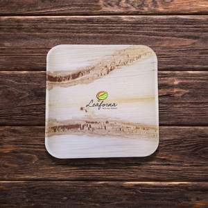 Assiettes jetables écologiques de 8 pouces en feuilles de palmier, vaisselle biodégradable compostable et résistante, réutilisable pour les événements et les fêtes - Product Image 3