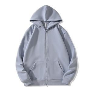 Sudadera con Capucha y Cremallera de Algodón 100% Pesado de Fabricantes OEM, Hombros Caídos, Tejido de Punto Extra Grande, Corte Regular, Estilo Invernal - Product Image 1