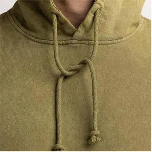 Sweat à Capuche Unisexe de Haute Qualité en Éponge Française Logo Personnalisé et Couleur Unie Motif Imprimé Saison d'Automne Vente en Gros - Product Image 6