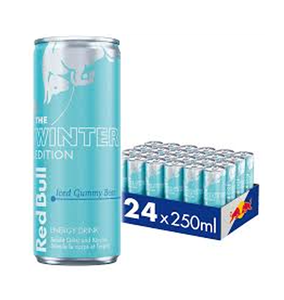Bebida Energética Red Bull Edición Hielo, Gummy Bear Helado, Paquete de 24 Latas de 250 ml con Sabor Frutal Refrescante a Arándanos, Vainilla y Eucalipto - Product Image 3