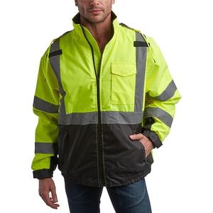 Chaqueta de Trabajo Resistente OEM, con Múltiples Bolsillos, Impermeable, de Alta Visibilidad, Reflectante, para Seguridad Vial, Clase 2 - Product Image 5