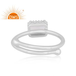 Meilleure vente bague empilable en argent sterling fin avec améthyste verte naturelle bijoux personnalisés pour femmes cadeau pour elle - Product Image 4