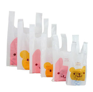 Sacs de T-shirt de HDPE/LDPE sacs d'épicerie en plastique de T-shirt de supermarché - Product Image 2