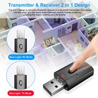 Trendy Nieuwe Aanwinsten 2-in-1 USB Adapters Laptop Smart TV Speaker Draadloze Ontvanger Zender BT 3.5mm Audio Aux Auto Adapter