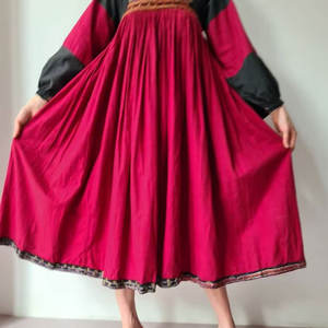 Robes traditionnelles ethniques de qualité supérieure pour femmes, mode décontractée, imprimé Simple, robe africaine, 2023 - Product Image 4