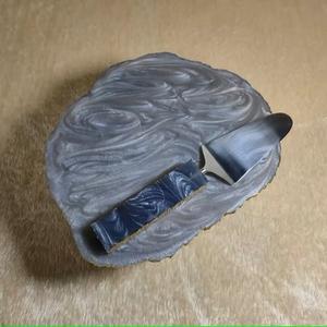 Nouvel Arrivage Support à Gâteau en Résine et Métal Aspect Agate Grise Trépied en Résine pour Gâteau-Outils pour Gâteau - Product Image 3