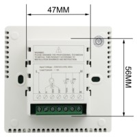 Ventilo-convecteur numérique moderne AC805F à 3 vitesses, 2/4 tuyaux, thermostat 220V, ignifuge PC+ABS, flexible, économie d'énergie, chambre, hôtel