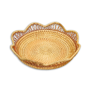 ผลิตภัณฑ์ชั้นนำเพลิดเพลินไปกับการผสมผสานที่ลงตัวของสไตล์และฟังก์ชั่นด้วยถาดหวายน้ำหนักเบาและทนทานสำหรับบ้านของคุณ - Product Image 1