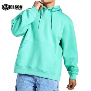 Sweat-shirt à capuche 100% coton pour hommes de style tendance Sweat-shirt à capuche de couleur unie unique avec design doublé et logo Prix bon marché - Product Image 1