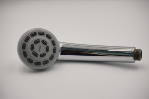 ABS Plastic Shower Head | High Pressure <b>Water</b> Saving | Single | White Chrome Finish | Modern Design | Bathroom Use | OEM Support - Product Image 3