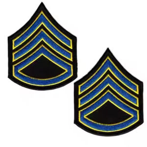 Patchs Chevron uniformes professionnels de haute qualité Badges décoratifs brodés personnalisés matériau en tissu pour décor de tenue - Product Image 6