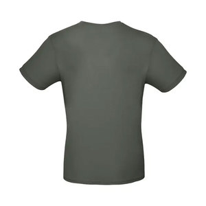T-shirt élégant de haute qualité Deep Gery Men 100% Cotton Cooling Performance Tee T-shirts pour hommes - Product Image 2