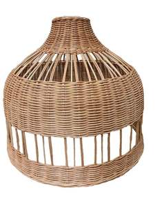 Elegant Rustic Woven <b>Rattan</b> Lampshade High Quality Handmade Modern <b>Pendant</b> <b>Light</b> Cover Made in Viet Nam - Product Image 2