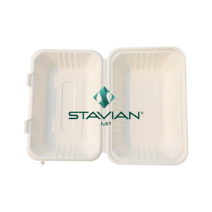 Nouvelle vaisselle jetable écologique 100% biodégradable et vaisselle 9x6 à clapet écologique et jetable - Product Image 4