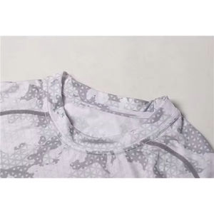 High Quality Compression Shirt <b>MMA</b> <b>Rash</b> <b>Guard</b> for Men Customize Your Own Logo Sublimated Short Breathable Spandex/Polyester - Product Image 5