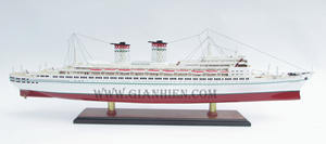 Gia Nhien Fabricant Conception personnalisée quantité minimale de commande bas SS MICHELANGELO MODÈLE DE BATEAU EN BOIS-MODÈLE DE BATEAU EN BOIS DE HAUTE QUALITÉ Fait à la main - Product Image 6