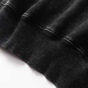 เสื้อฮู้ดโอเวอร์ไซส์ล้างกรดแบบกำหนดเองเสื้อมีฮู้ดผ้าฝ้าย100% มีฮู้ดฟอกสีแบบวินเทจ - Product Image 3