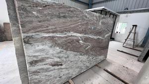 Losa de Mármol Verde Océano Pulida de Diseño Moderno y Lujoso, Color Marrón Fantasía, para Decoración de Hoteles y Hogares, Procedente de la India - Product Image 5