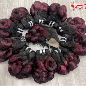 Machine d'extensions de cheveux vierges Remy de haute qualité Double trame volumineuse vietnamienne d'aspect naturel toutes les couleurs adaptées - Product Image 3