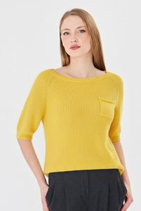 Pull en tricot pour femme, 100% coton biologique, ample, respirant, doux et chaud - Product Image 4