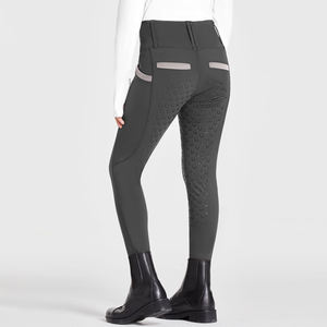 Fournisseur direct d'usine, culottes d'équitation confortables pour femmes, concevez votre propre logo, leggings d'équitation pour femmes entièrement personnalisés et imprimés - Product Image 2