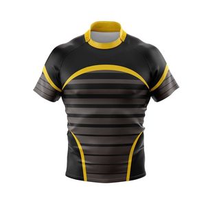 Estilo DE LA Liga Nacional de Rugby Camiseta de Rugby personalizada Medias mangas Rugby Union Club Partidos Camisetas de Rugby - Product Image 6