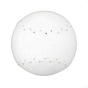 ลูกซอฟต์บอลฝึกซ้อมคุณภาพสูง สีขาว ขนาด 12 นิ้ว ลูกซอฟต์บอลหนัง - Product Image 3