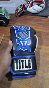 Gants de boxe en cuir véritable professionnel Pakistan PU Set de boxe pour adultes Emballage en carton standard - Product Image 4