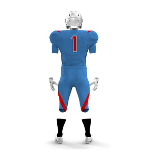 Ensemble de maillots de football américain personnalisés vintage Uniformes durables unisexes respirants pour adultes - Product Image 6