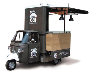 Triciclo Eléctrico para Comida, Carrito de Comida Móvil, Camioneta de Comida Callejera de Tres Ruedas, Resistente a la Corrosión, 5 Años de Garantía, para Café, Pizza, Tacos, Helados - Product Image 2