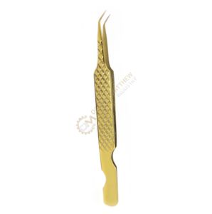 ขนตาปลอมสแตนเลสสีทองแบบโค้ง45องศา12ซม./13ซม. ขนตาปลอม - Product Image 6