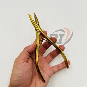 คีมเจาะรู 3 มม. สแตนเลสชุบทอง สำหรับต่อผม  พร้อมโลโก้สั่งทำ คีมร้อยลูกปัด อุปกรณ์จัดแต่งทรงผม - Product Image 3