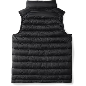Men's Custom <b>Lightweight</b> Winter Canvas Stand Collar High Quality Puffer Breathable Windproof Front Outer Wear Casual Warm <b>Gilet</b> - Product Image 2