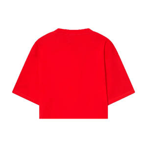 Camiseta Larga Bordada de Manga Media y Cuello Redondo para Mujer, Talla Grande, 100% Algodón Orgánico, Transpirable y Ecológica, Informal - Product Image 2