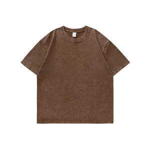 Camiseta de algodón 100% personalizada para hombre más vendida, Camiseta lisa de gran tamaño con hombros caídos y peso pesado 250 GSM para hombre - Product Image 2