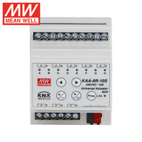 MEAN WELL KAA-8R-10S KNX Actuateur universel 8 canaux sur rail DIN avec alimentation et fonction de sécurité KNX
