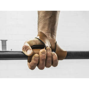 Sangles d'haltérophilie unisexes en cuir de vachette véritable - Product Image 2