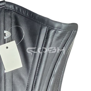 Vêtements de club pour femmes, corset en cuir de haute qualité, sous la poitrine - Product Image 5
