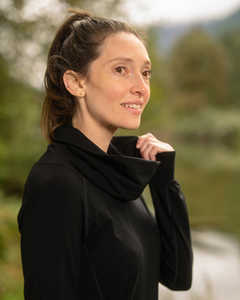 Wholesale Woman's Long Sleeve Anti-Wrinkle Breathable <b>Biker</b> <b>Hoodie</b> Stand Collar Embroidered Fashion Wear - Product Image 1