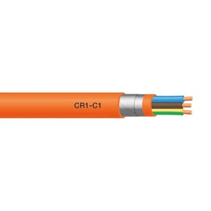 Câble résistant au feu CR1-C1 2,5 mm² 2 conducteurs LSZH en cuivre, câble électrique ignifuge norme française pour alarme incendie d'urgence - Product Image 5