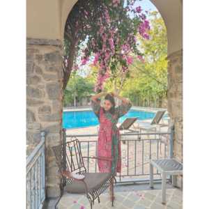 Bella Rose - Bata Babydoll de Dos Piezas, Suave y Transpirable, con Cintura Elástica de Spandex y Cierre con Cordón, Talla Única para Ropa de Casa - Product Image 1