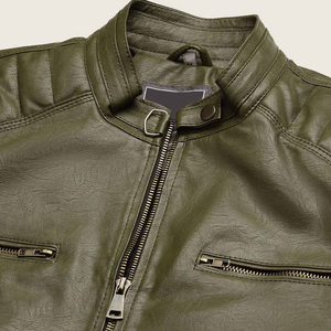 Personnalisé chaque veste de motard en cuir pour hommes de couleur dernière conception veste en cuir pour hommes de haute qualité à bas prix écologique - Product Image 4