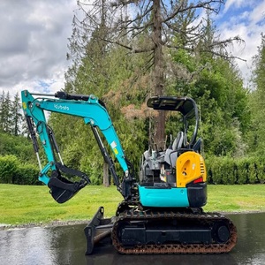 Mini Excavadora Hidráulica de 1 Tonelada, Compacta, con Caja de Cambios y Bomba Controladas por PLC, para Construcción y Agricultura - Product Image 5
