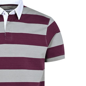 Polo de algodón y poliéster de empresa de alta calidad para hombre, polo con logotipo bordado personalizado para hombre, servicio OEM para hombre - Product Image 5