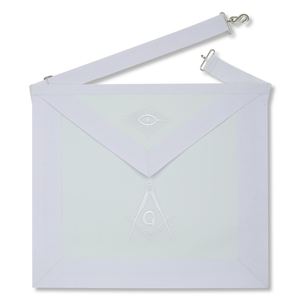 Delantal Masónico Bordado a Mano de Piel de Oveja Personalizado al por Mayor para Logias - Product Image 6