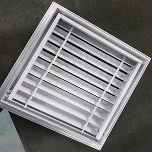 Grille d'aération de retour en aluminium moderne couvercle de ventilation AC pour les systèmes HVAC de l'hôpital, du hall et de la salle à manger - Product Image 4