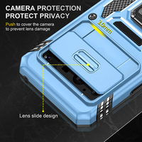 Coque de protection antichoc en silicone imitation luxe pour Google Pixel 8 7 Pro, fonction magnétique, design 2-en-1, couleur unie Astronaut, garantie 1 an