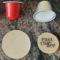 Prix de gros Capsules compatibles Capsule à café jetable avec couvercle